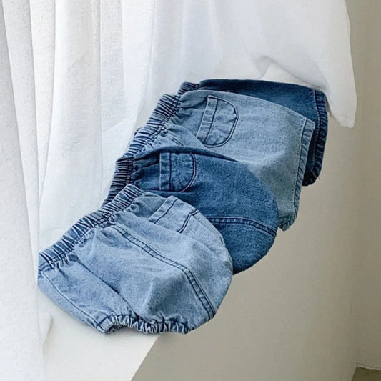 Baby Denim Shorts – Summer Casual Jeans for Boys & Girls (0–24 Months)