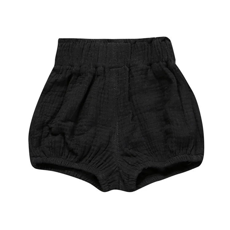 2025 Organic Cotton Baby Shorts – Unisex Bloomer & Diaper Cover for Boys & Girls