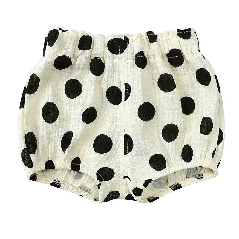 2025 Organic Cotton Baby Shorts – Unisex Bloomer & Diaper Cover for Boys & Girls