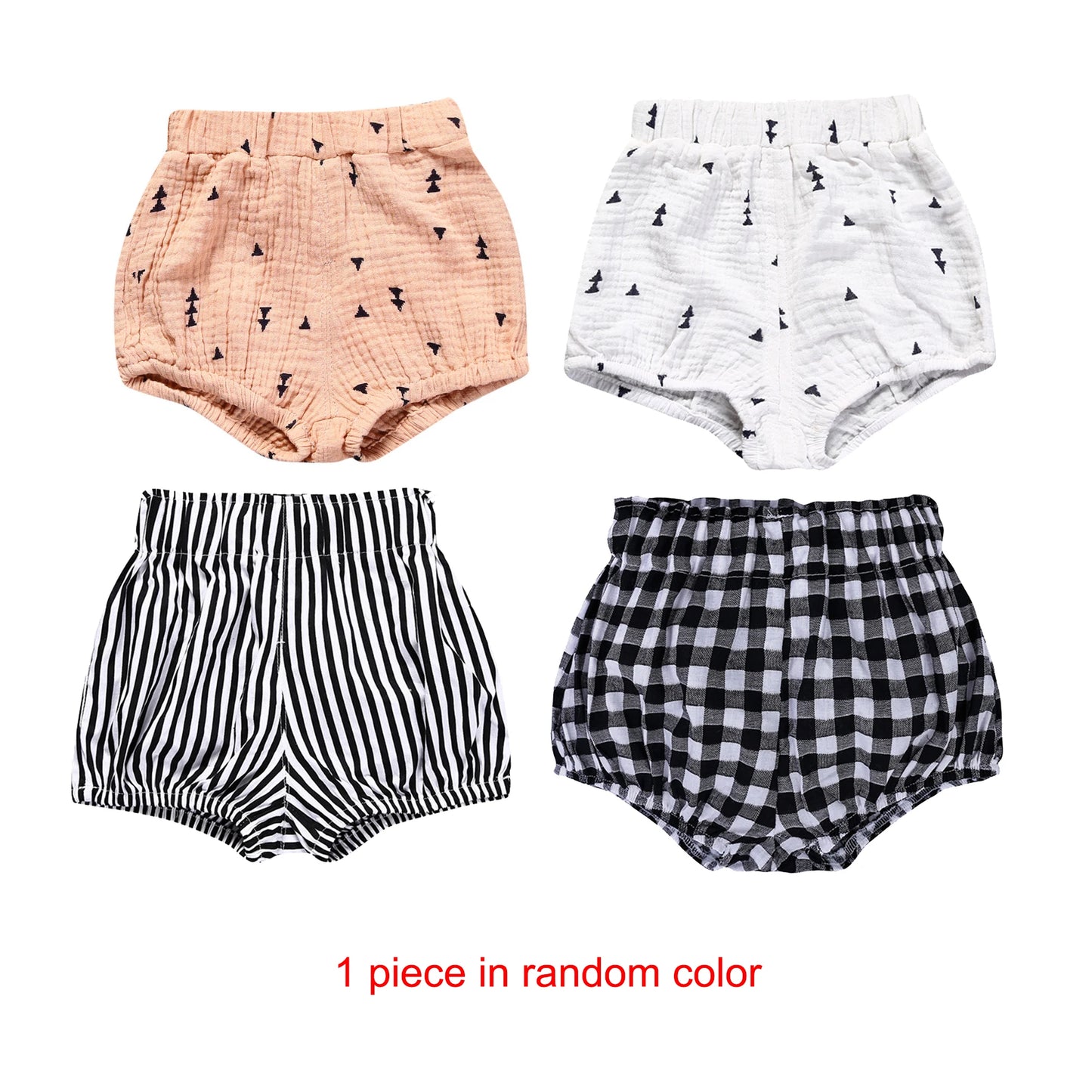 2025 Organic Cotton Baby Shorts – Unisex Bloomer & Diaper Cover for Boys & Girls