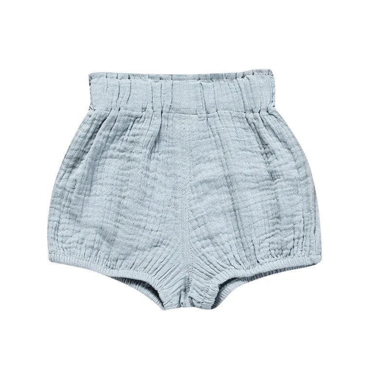 2025 Organic Cotton Baby Shorts – Unisex Bloomer & Diaper Cover for Boys & Girls