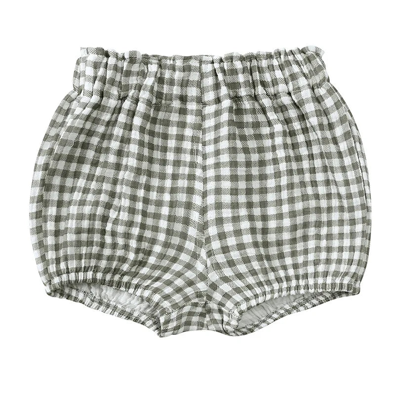 2025 Organic Cotton Baby Shorts – Unisex Bloomer & Diaper Cover for Boys & Girls