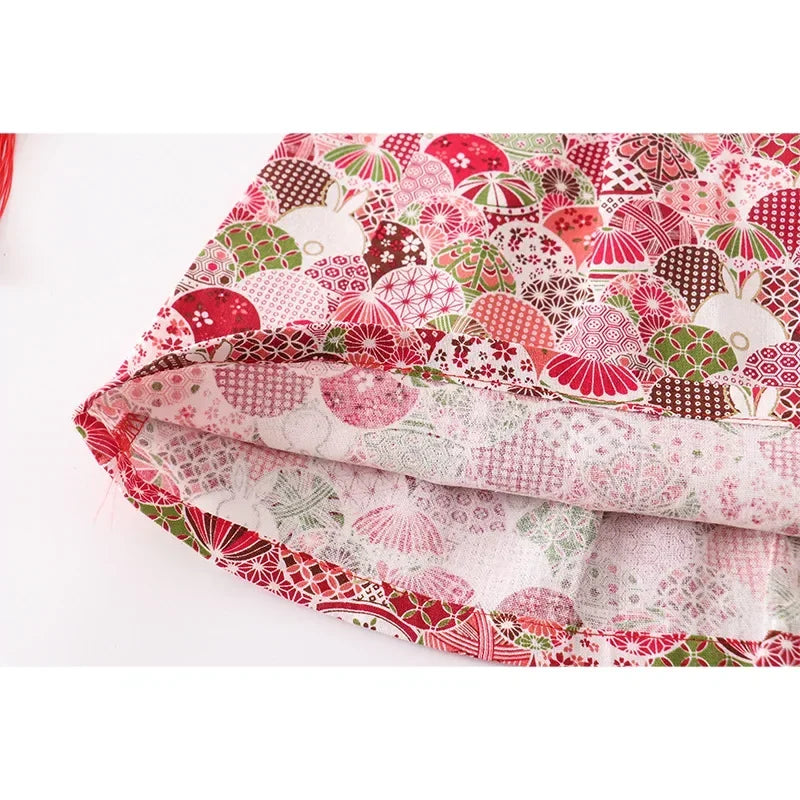 Girls Summer Cheongsam Dress – Traditional Chinese Qipao Outfit for Kids