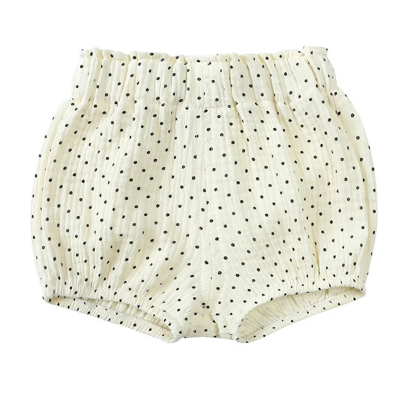 2025 Organic Cotton Baby Shorts – Unisex Bloomer & Diaper Cover for Boys & Girls