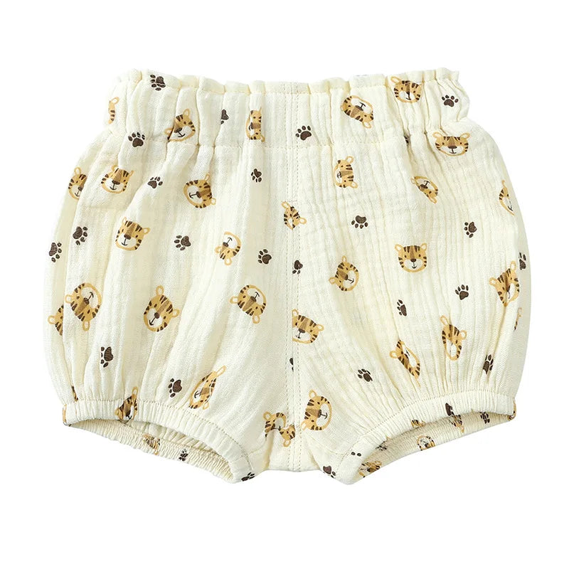 2025 Organic Cotton Baby Shorts – Unisex Bloomer & Diaper Cover for Boys & Girls