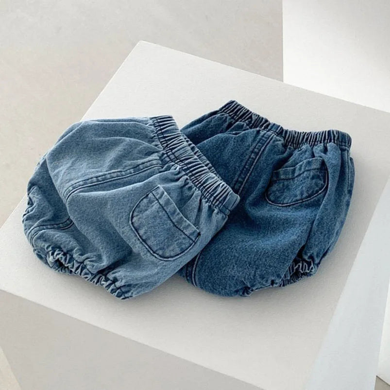 Baby Denim Shorts – Summer Casual Jeans for Boys & Girls (0–24 Months)