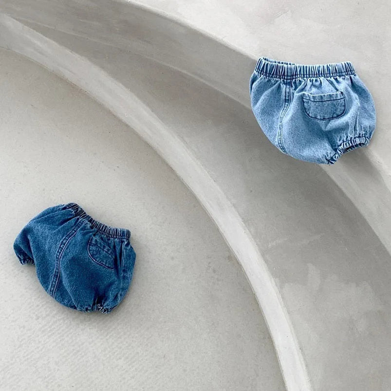 Baby Denim Shorts – Summer Casual Jeans for Boys & Girls (0–24 Months)