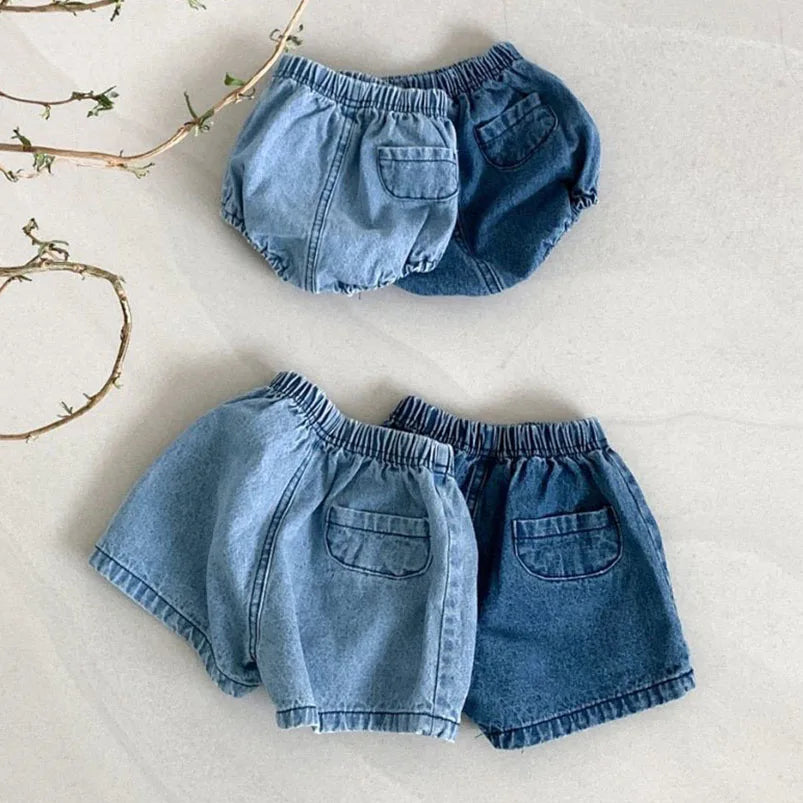 Baby Denim Shorts – Summer Casual Jeans for Boys & Girls (0–24 Months)