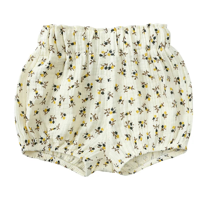 2025 Organic Cotton Baby Shorts – Unisex Bloomer & Diaper Cover for Boys & Girls